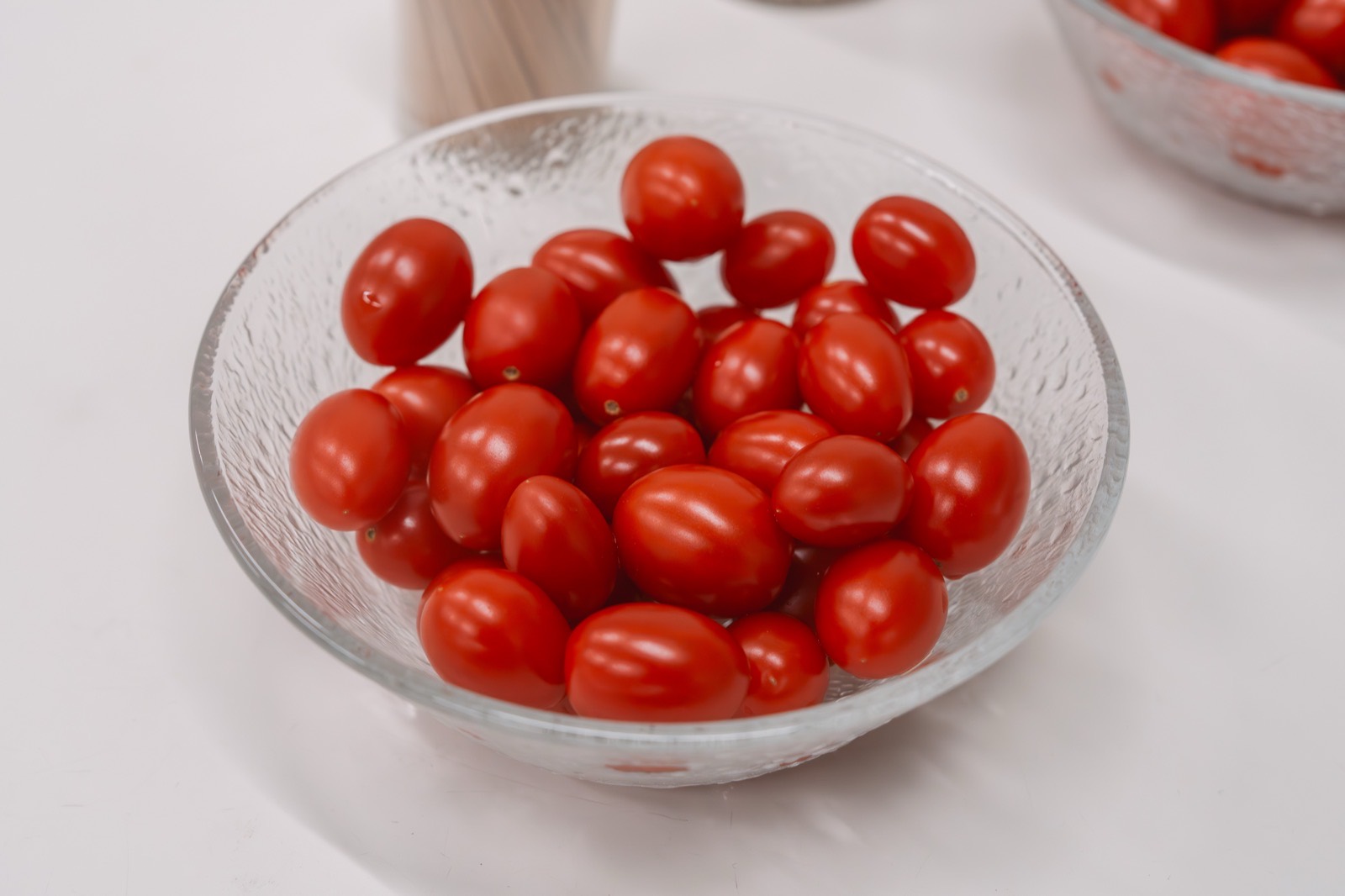 収穫したトマトを使った料理カット